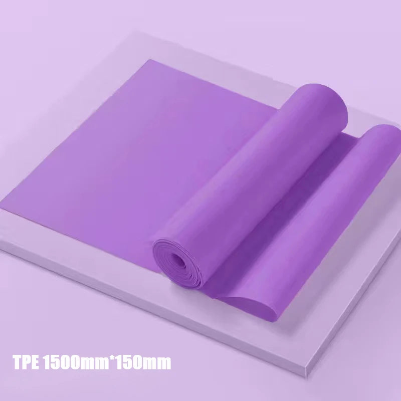 Elastic Fitness Bands Resistance Bands Elastic Fitness Tapes Yoga Pilates Crossfit Stretching Muscular Work Out Equipment