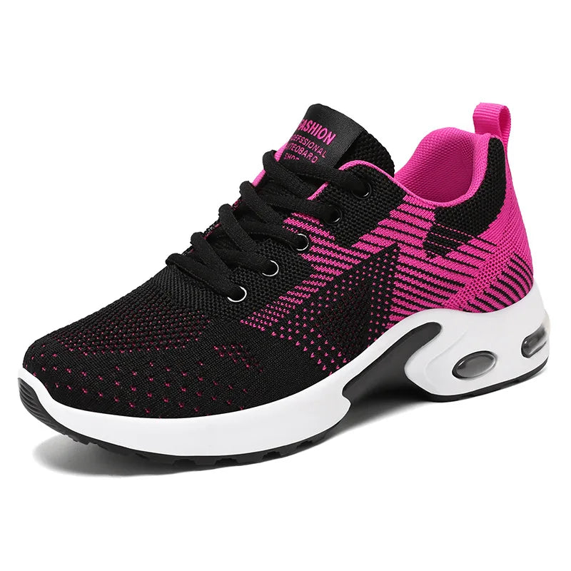 Sports shoes women's new summer women's shoes large size casual breathable lace-up running shoes